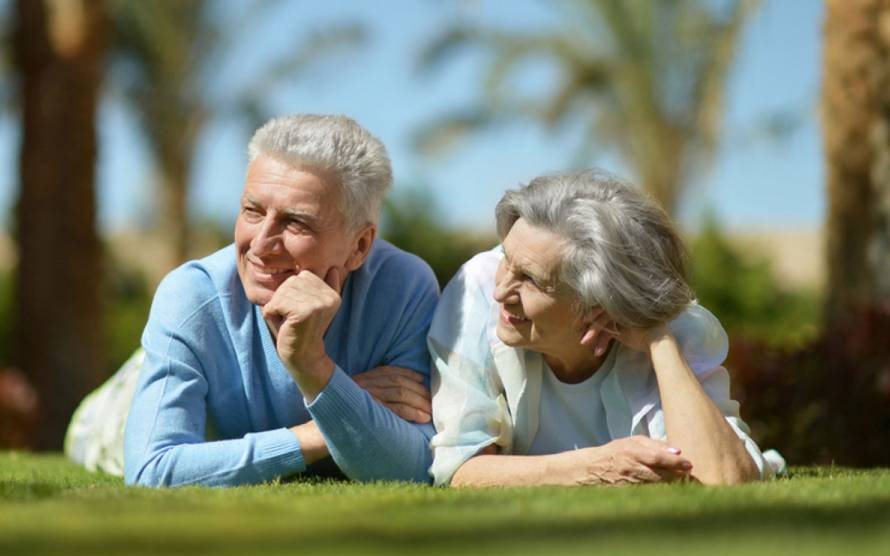 insured seniors on the lawn
